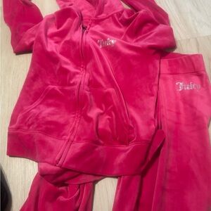 Juicy Couture Pink Velour Set